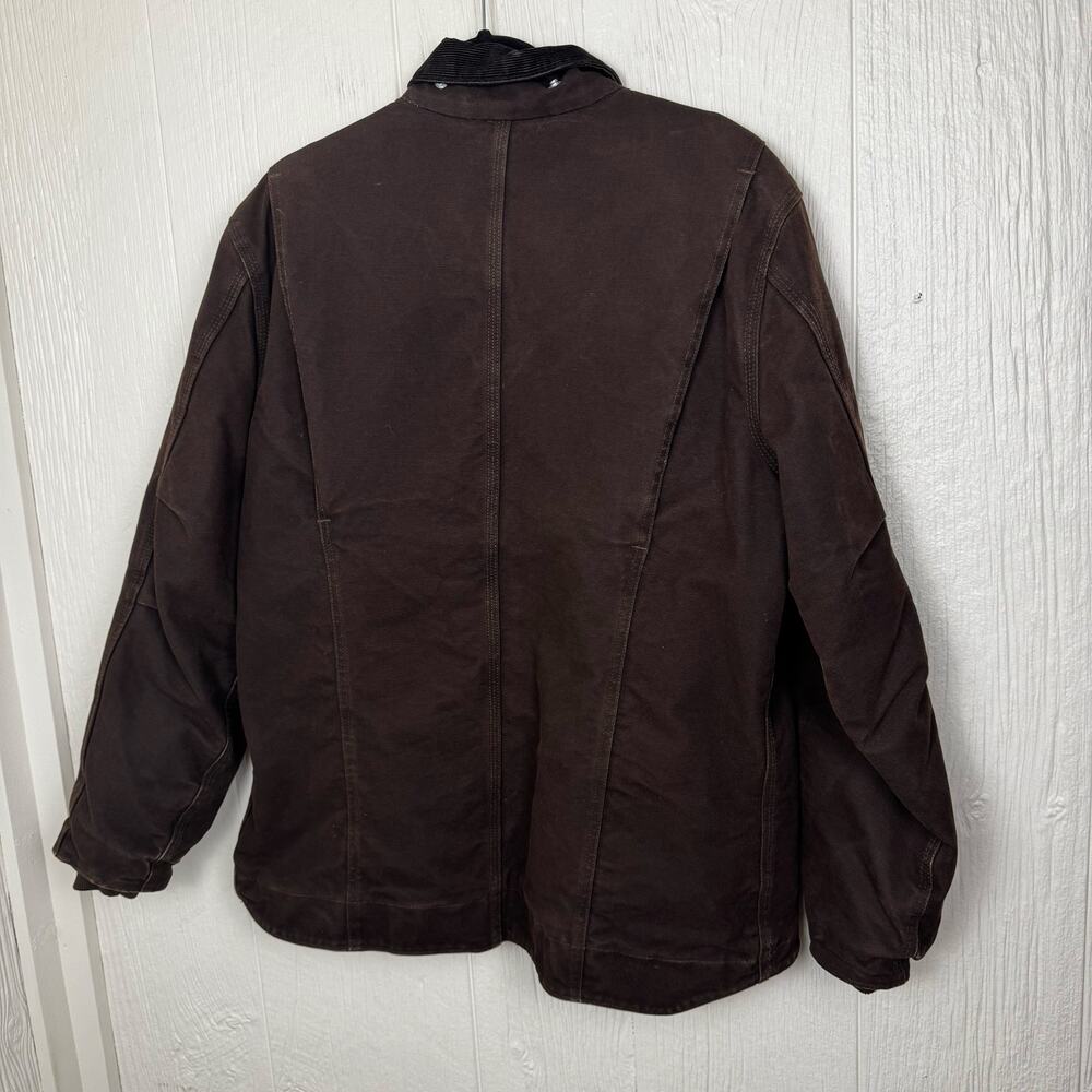 CARHARTT WC061 Women’s XL Brown Sherpa Lined Sandstone Ridge Coat Detroit Jacket - Picture 13 of 16